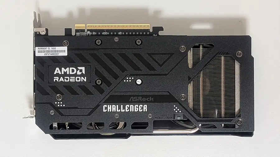 RX 9060 XT バックプレート