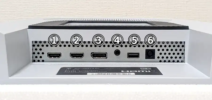 KTC M27T6の入出力ポート