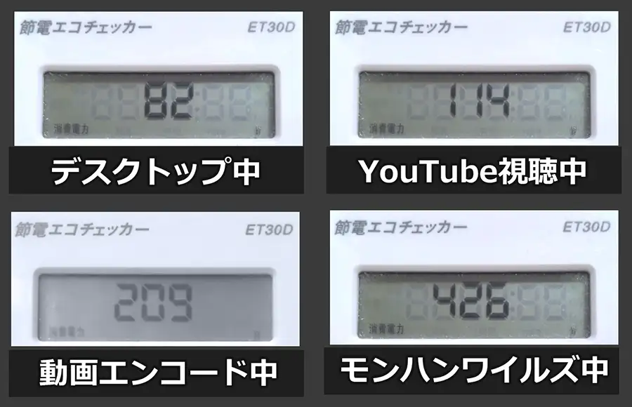 流界 消費電力