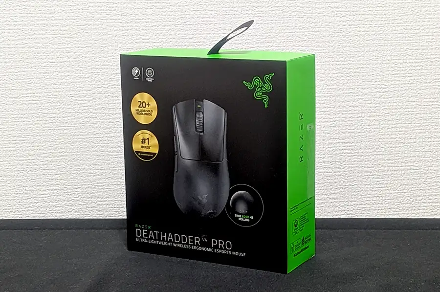 Razer DEATHADDER V4 PRO パッケージ