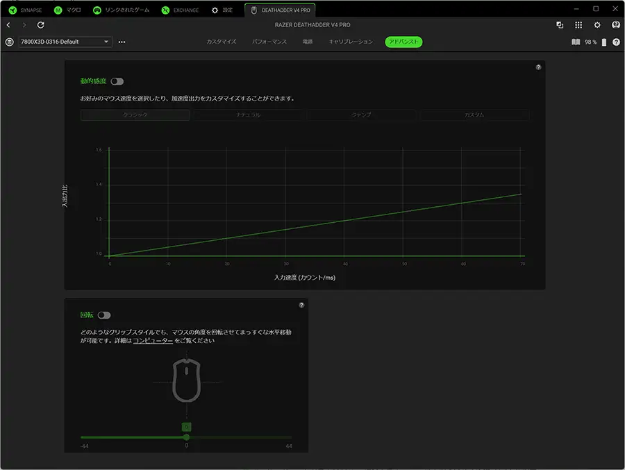 Razer Synapse アドバンスド