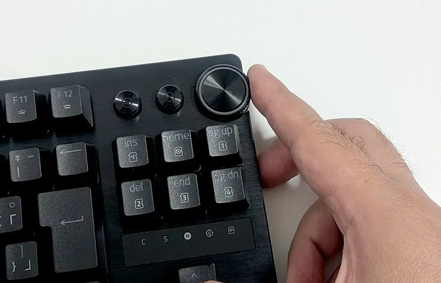 操作しやすいダイアル