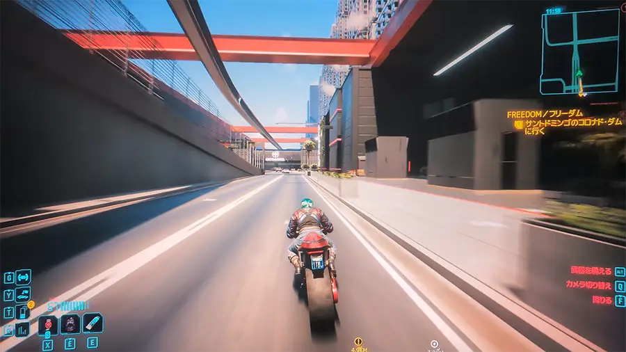 サイバーパンクプレイ中