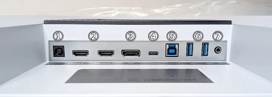 KTC H27P6 インターフェイス