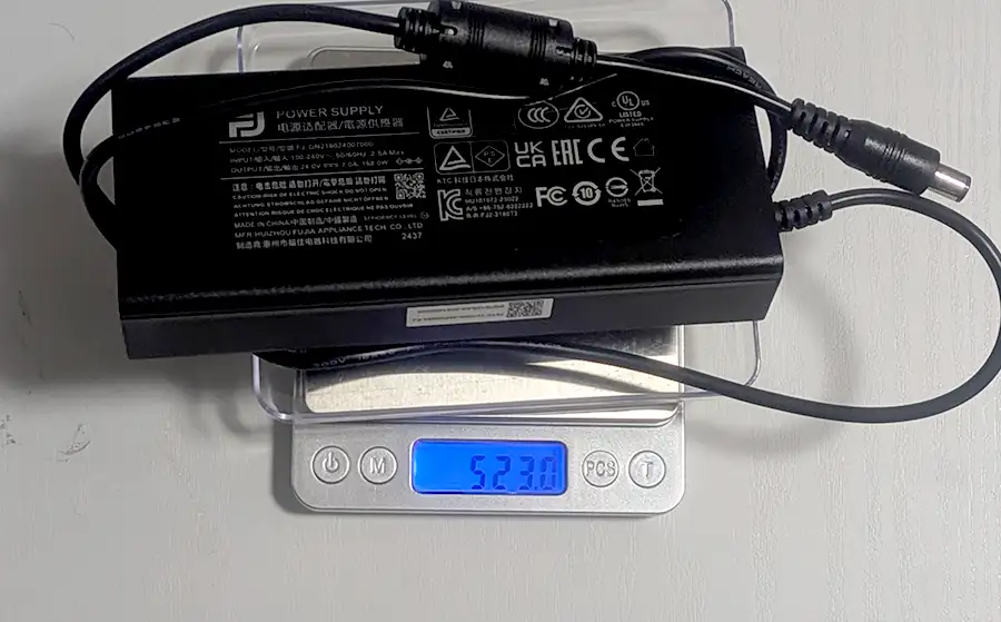 KTC H27P6 アダプター重さ