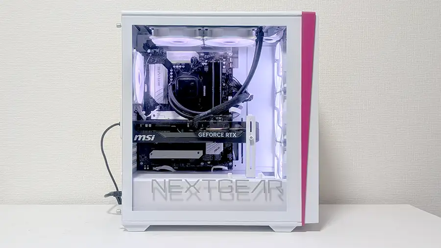NEXTGEAR フルタワー 側面