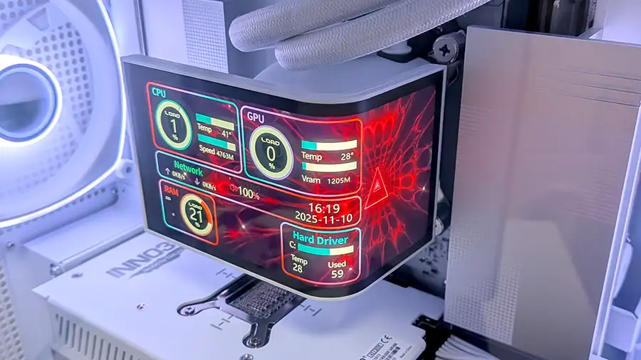 流界2 曲面液晶CPUクーラー