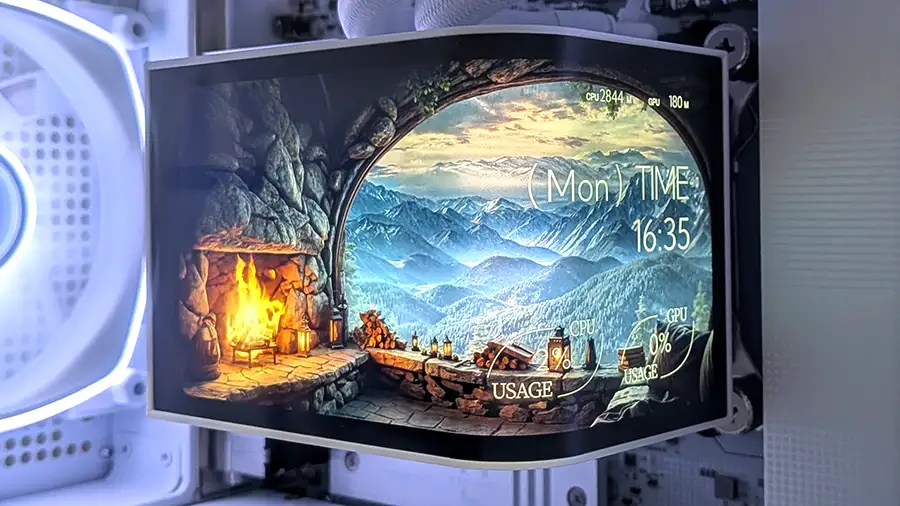 曲面液晶のプリセット