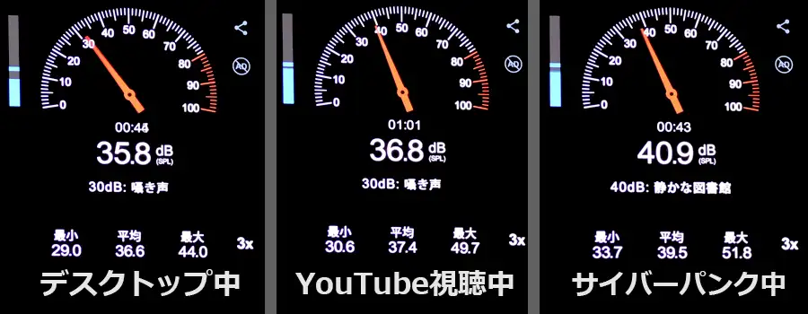 流界2 騒音チェック