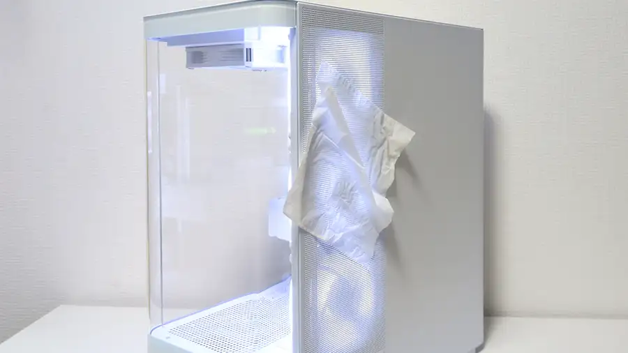 流界2のフロントファンは吸気