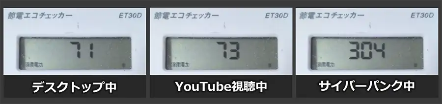 9700X+RTX5060Tiの消費電力