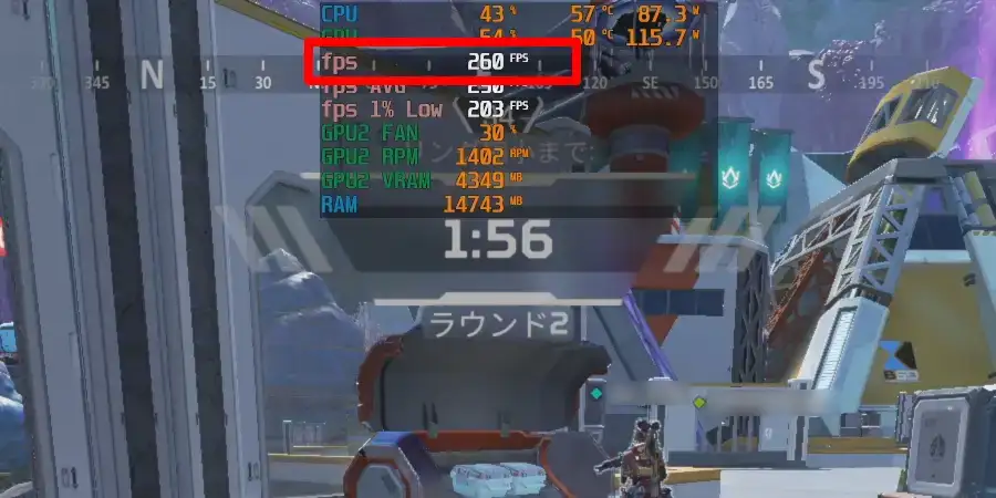 9700XとRTX5070でApexをYouTube配信