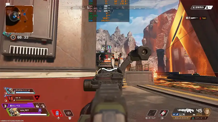 9700XとRX 9070 XTでApexをYouTube配信