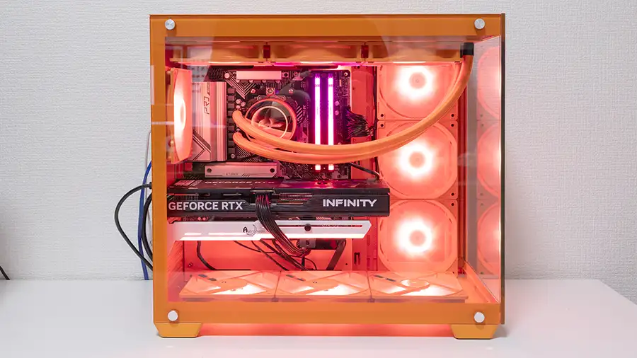 Astromeda 横から見たところ