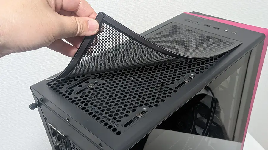 NEXTGEAR フルタワー 天面フィルター