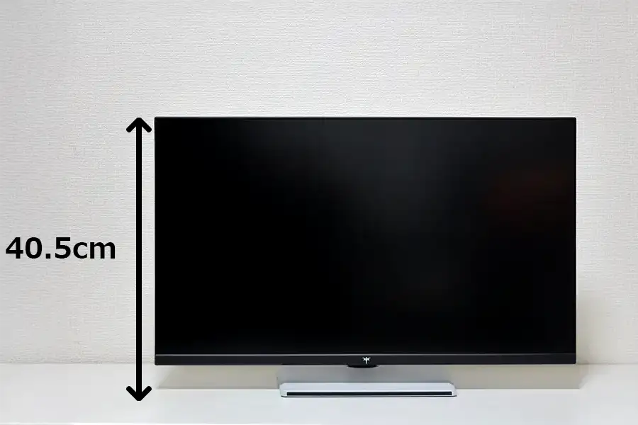 KTC H27E6S 一番下げたところ