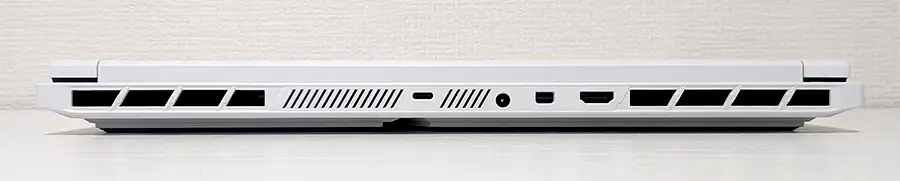 NEXTGEAR ゲーミングノートPC 背面