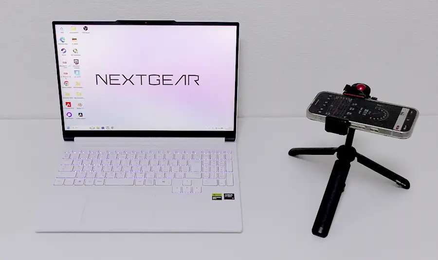 NEXTGEAR ゲーミングノートPC 騒音チェック
