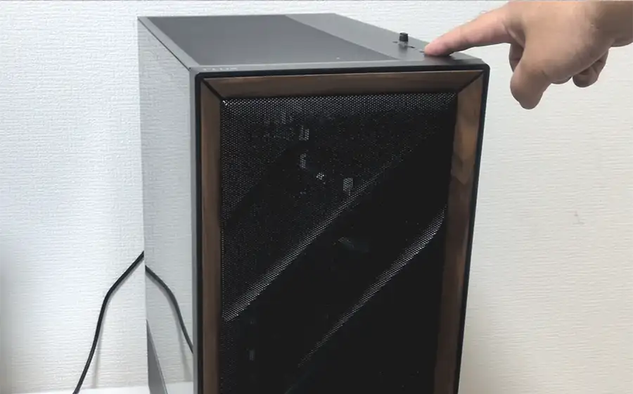 PCの起動確認